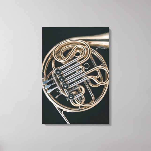 French Horn Canvas Print (Front)