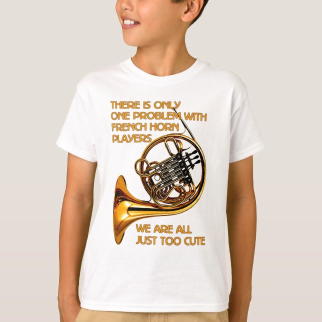 French Horn Cutie T-Shirt (Front)