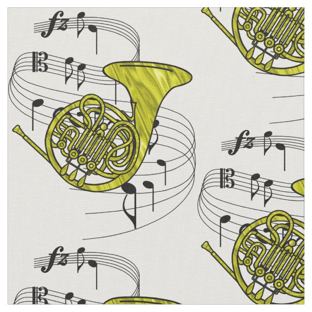 French Horn Fabric (Close Up)
