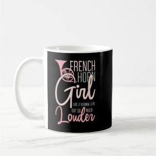 French Horn Girl Funny Music Lover Marching Band3 Coffee Mug