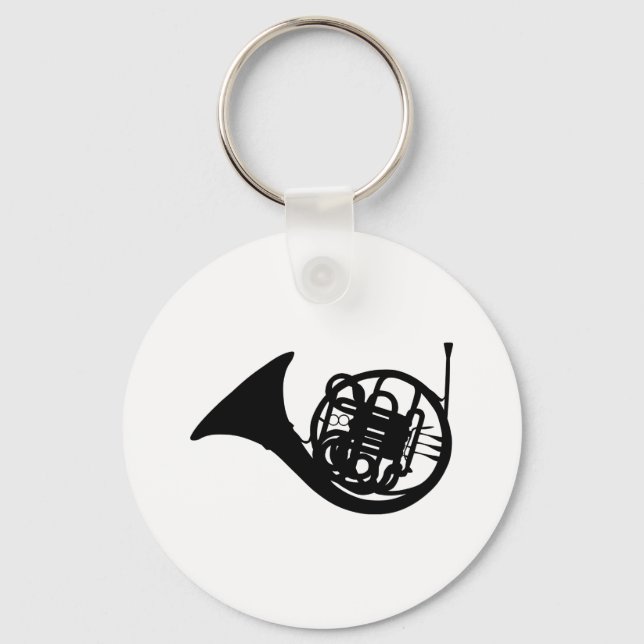 French Horn Key Ring (Front)
