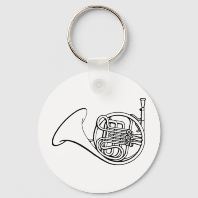 French Horn Key Ring (Front)