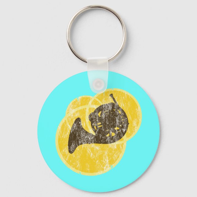 French Horn Keychain (Front)
