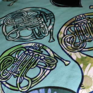 French Horn Marching Band Class Teacher            Sherpa Blanket