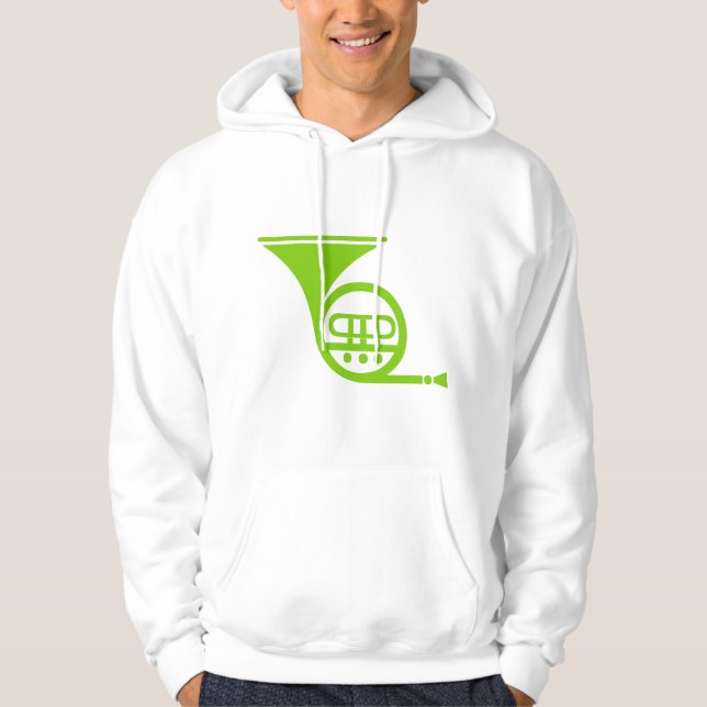 French Horn - Martian Green Hoodie (Front)
