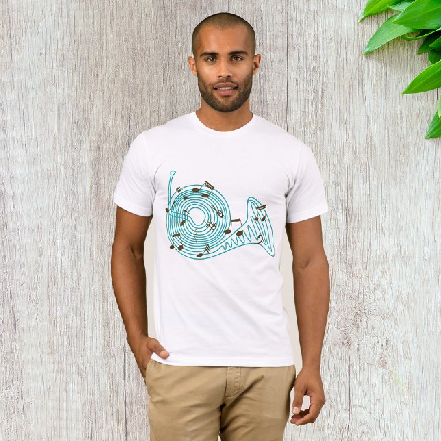 French Horn Mens T-Shirt (Creator Uploaded)