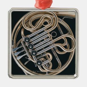 French Horn Metal Tree Decoration