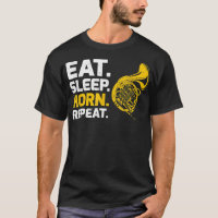 French Horn Music Eat Sleep Horn Repeat4