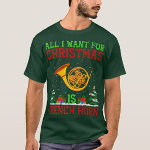 French Horn Music Lover Lighting Ugly French Horn T-Shirt
