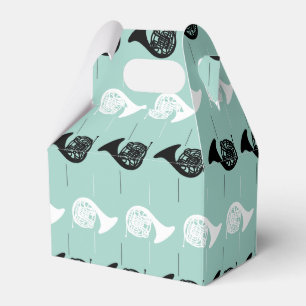 French Horn Pattern Favour Box