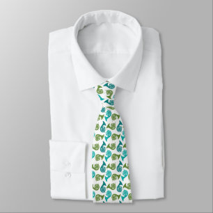 French Horn Patterned Tie for Horn Players