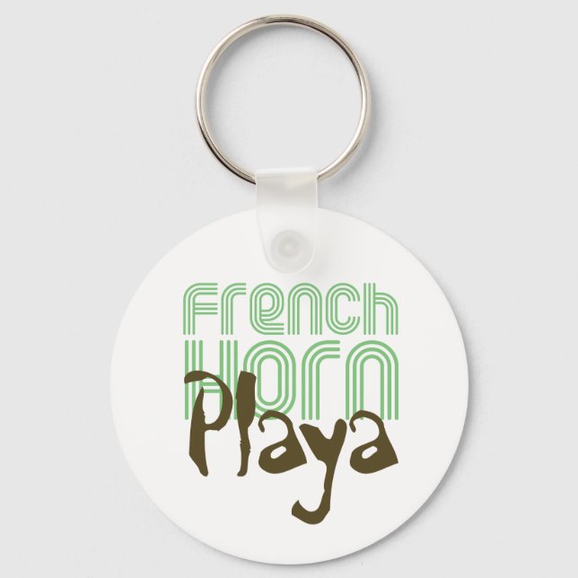 French Horn Playa Key Ring (Front)