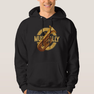 French Horn Player Band Instrument Band Tee Jazz