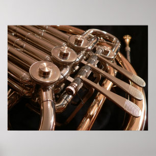French Horn Poster