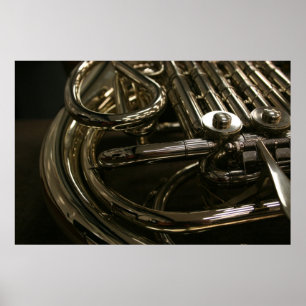 French horn poster