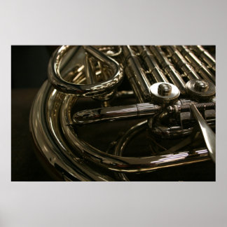 French horn poster