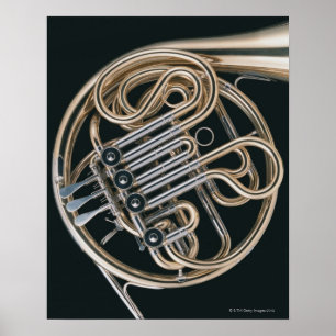 French Horn Poster