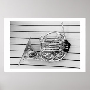 French Horn Poster