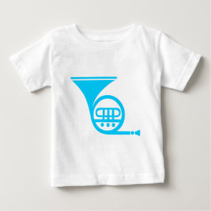 French Horn - Sky Blue Baby T-Shirt