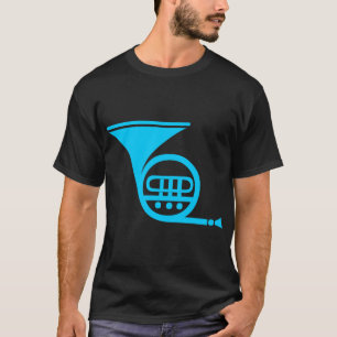 French Horn - Sky Blue T-Shirt