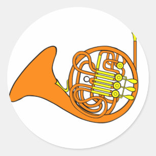 French Horn Stickers