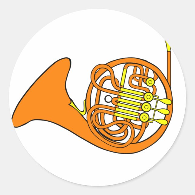 French Horn Stickers (Front)