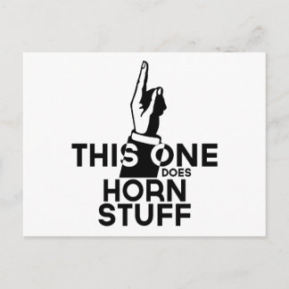 French Horn Stuff - Funny French Horn Music Postcard