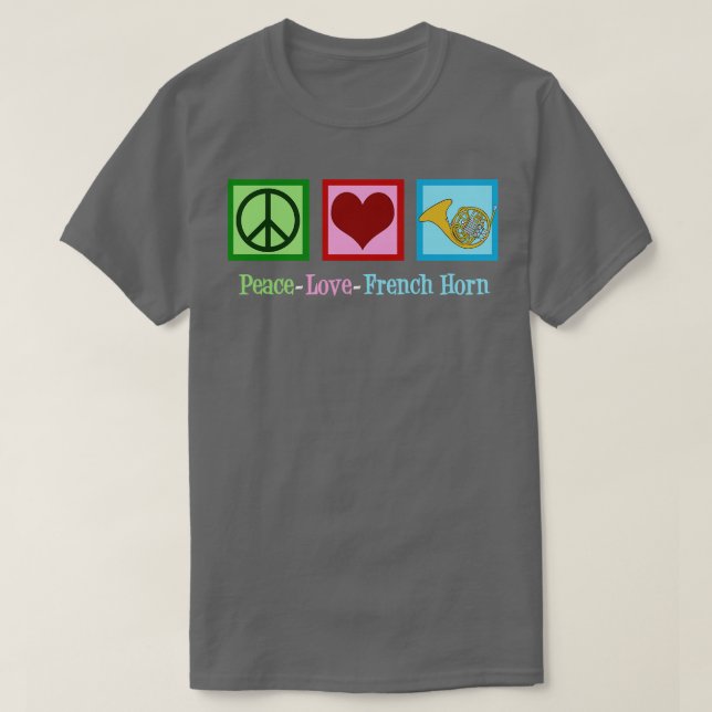 French Horn T-Shirt (Design Front)