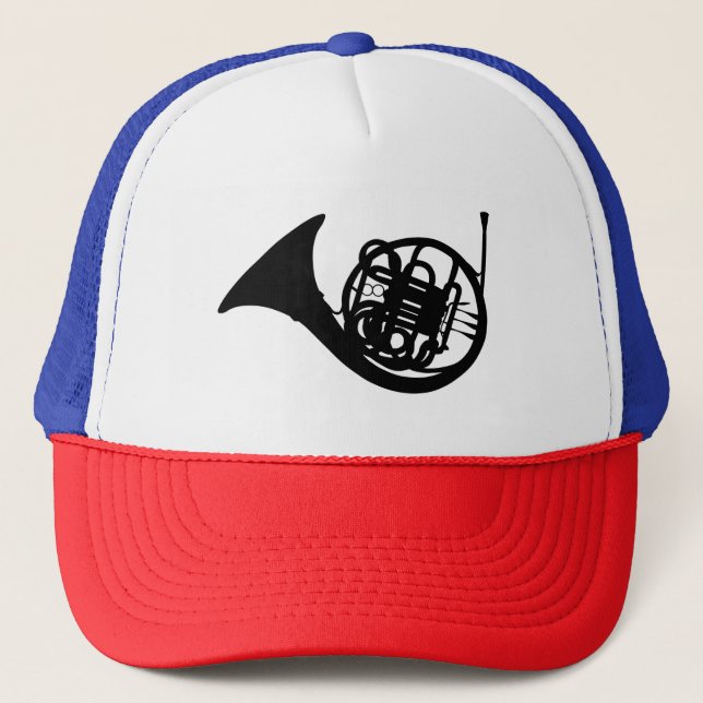 French Horn Trucker Hat (Front)