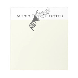 French Horn Wind  Musician Music Notes