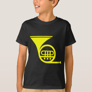 French Horn - Yellow T-Shirt