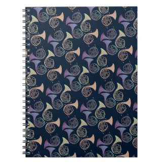 French Horns Art cute French horn designs Notebook