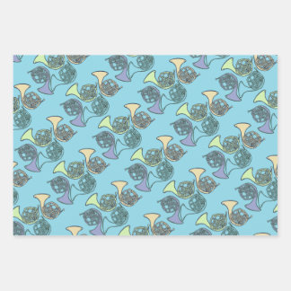 French Horns Band Class French Horn Teacher Wrapping Paper Sheet