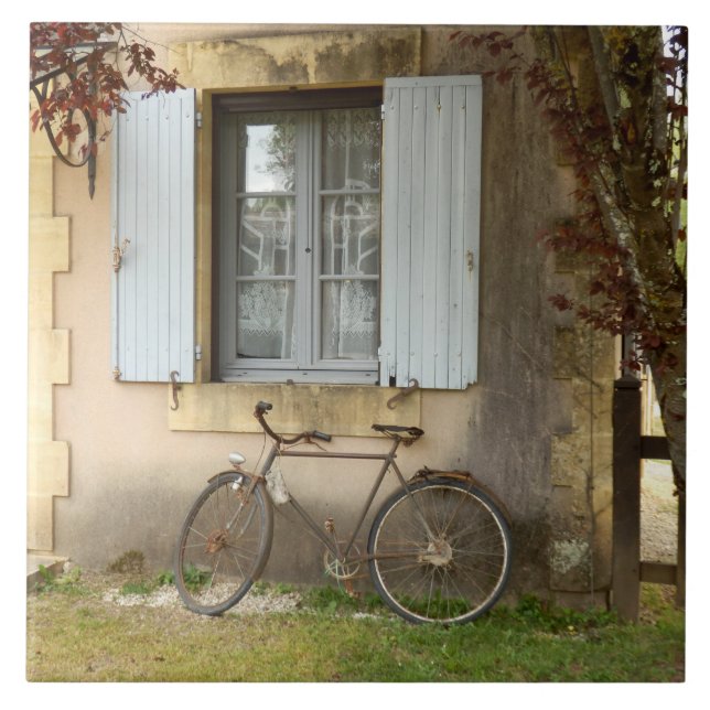 French House Ceramic Photo Tile (Front)