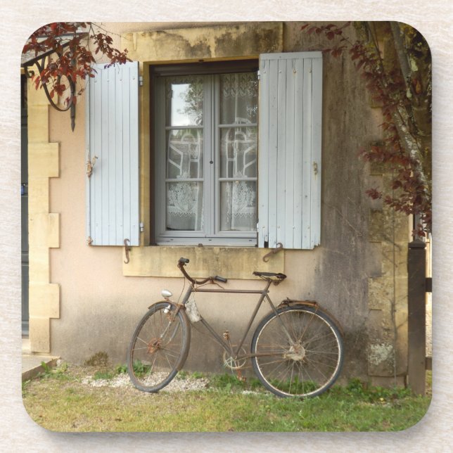 French House Hard Plastic Coasters (Front)