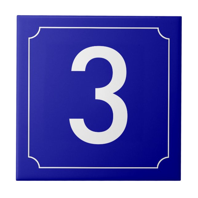 French House Number Tile (Front)