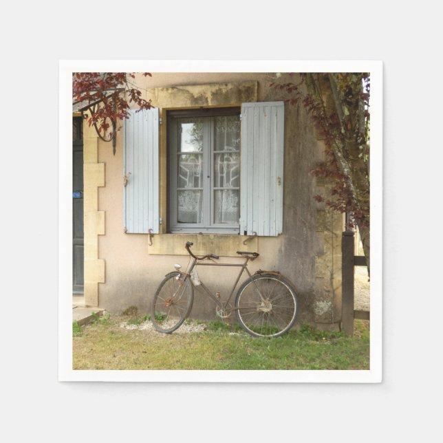 French House Paper Napkins (Front)