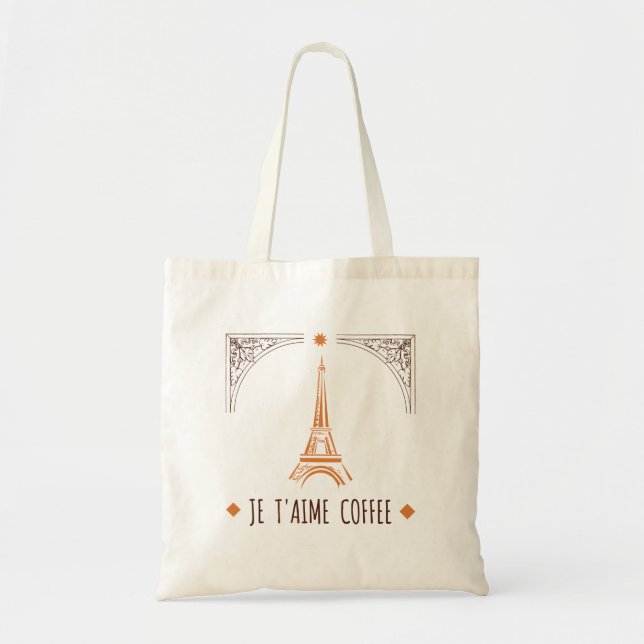 French I Love Coffee Bag (Front)