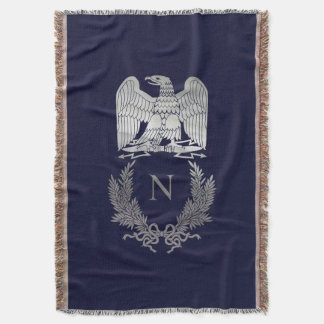 French Imperial Eagle Throw Blanket