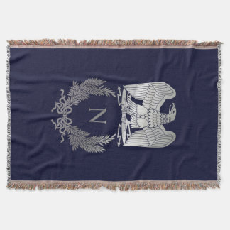 French Imperial Eagle Throw Blanket