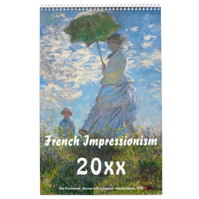 French Impressionism and Post-Impressionism Calendar (Cover)