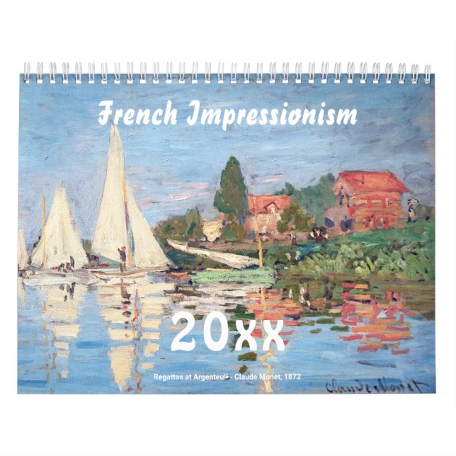 French Impressionism and Post-Impressionism Calendar (Cover)