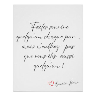 French Inspirational Quote Wall Art