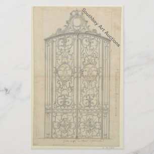 French Iron Choir Gate Flyer