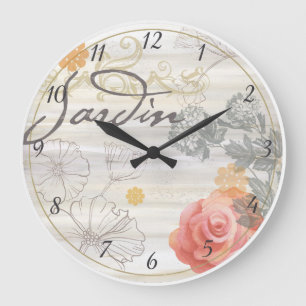 French Jardin Floral Clock