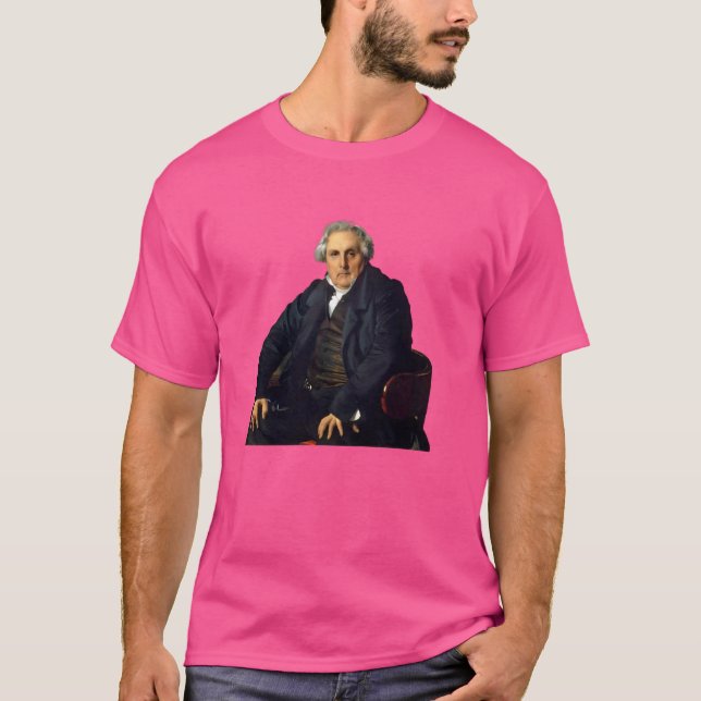 French Journalist Louis-François Bertin by J D Ing T-Shirt (Front)