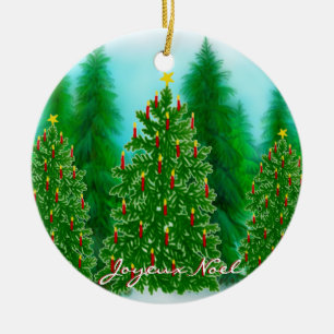 French Joyeux Noel Christmas Ornament