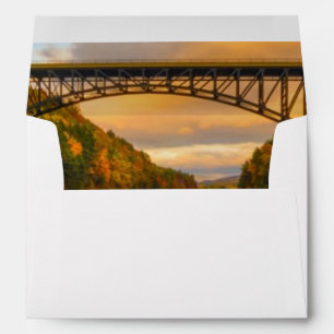 French King Bridge in Fall Envelope