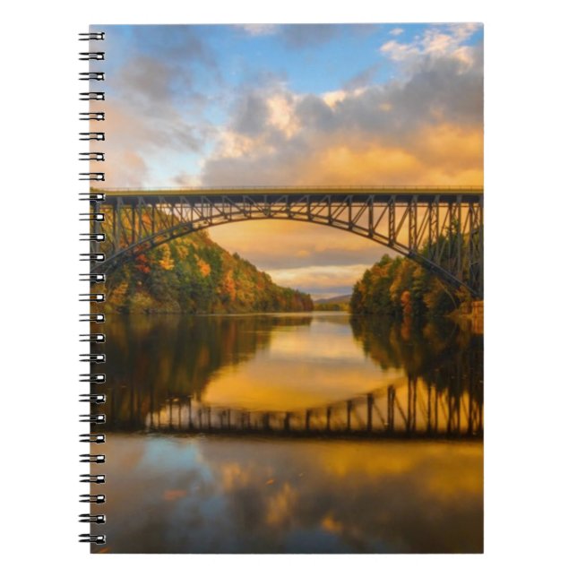 French King Bridge in Fall Notebook (Front)
