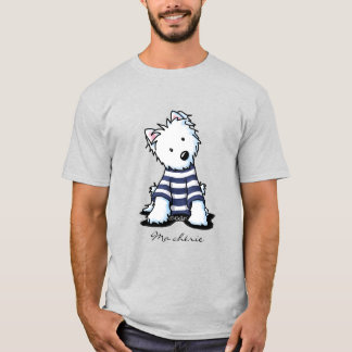 French KiniArt Westie Dog T-Shirt